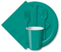 bulk discount teal green tableware