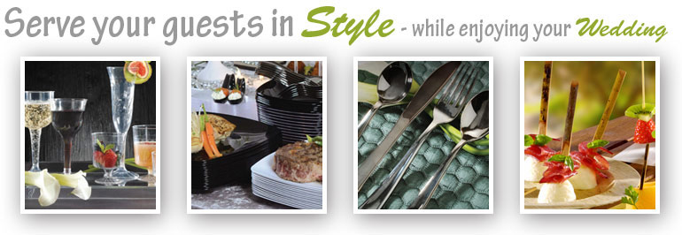 disposable wedding plates