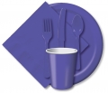 bulk discount purple tableware