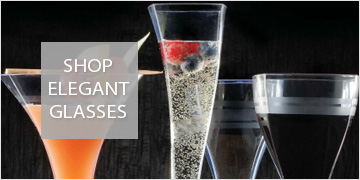disposable plastic glasses