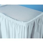 Disposable Pastel Blue Plastic 14' Tableskirts - Posh Party Supplies Disposable Pastel Blue Plastic 14' Tableskirts - Posh Party Supplies