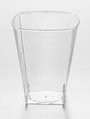Clear Disposable 8 oz Square Plastic Tumblers - Posh Party Supplies