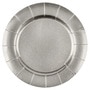 Elegant Round Silver Cardboard Chargers - Posh Party Supplies.com