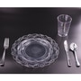 Elegant Clear Plastic Tableware Package - FREE SHIPPING