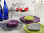 Renaissance colored plastic plates