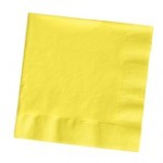 Mimosa (Yellow) Beverage Napkins - 600 Yellow Paper Napkins