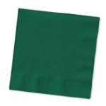 Hunter Green Beverage Napkins - Posh Party Supplies