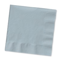 Discounted Shimmering Silver Beverage Paper Napkins - Posh Party Supplies