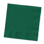 Disposable Hunter Green Paper Beverage Napkins - Posh Party Supplies