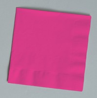 Hot Magenta Luncheon Napkins - Posh Party Supplies