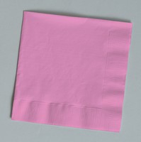 Discounted Candy Pink Paper Lunch Napkins - Posh Party Supplies