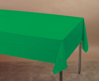 Disposable Emerald Green Disposable Plastic 54" x 108" Tablecloths - Posh Party Supplies