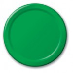 Emerald Green 9" Dinner Paper Plates- Posh Party Supplies