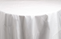 Disposable Clear Plastic 82" Round Tablecover - Posh Party Supplies