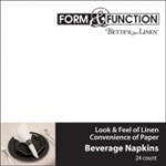 Disposable White Airlaid Beverage Paper Napkins - Posh Party Supplies
