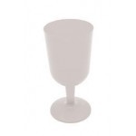 Disposable White Transparent Disposable 5 Oz Plastic Wine Glasses - Posh Party Supplies