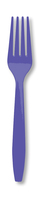 Disposable Purple Plastic Premium Forks - Posh Party Supplies