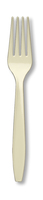 Disposable Ivory Plastic Premium Forks - Posh Party Supplies