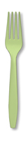 Disposable Pistachio Plastic Premium Forks - Posh Party Supplies