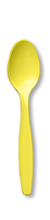 Disposable Mimosa Plastic Premium Spoons - Posh Party Supplies