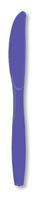 Disposable Purple Plastic Knives - Posh Party Supplies