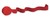 Classic Red 500' Solid Crepe Streamer - Posh Party Supplies