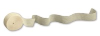 Ivory 500' Solid Crepe Streamer - 12 Streamers