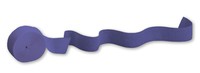 Purple 81' Paper Crepe Streamer - Posh Party Supplies