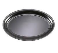Disposable 14"x 25" Black Plastic Square Tray -Posh Party Supplies