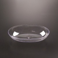 Disposable Quart Clear Plastic Oval Salad Bowl -Posh Party Supplies