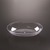 Disposable Quart Clear Plastic Oval Salad Bowl -Posh Party Supplies