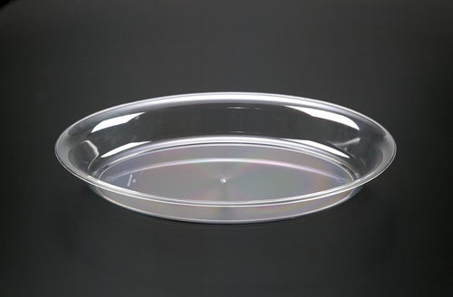Disposable 251 oz Clear Plastic Oval Bowl -Posh Party Supplies