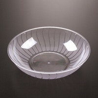 Disposable 1 Gallon Clear Plastic Bowl  -Posh Party Supplies