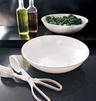 Disposable 1 Gallon White Plastic Bowl  -Posh Party Supplies