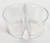 Disposable 1.4 oz Clear Plastic Round Mini Duplex Bowl -Posh Party Supplies