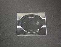 Disposable 3.1" Clear Plastic Geo Mini Plate -Posh Party Supplies