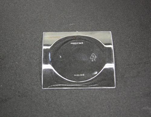 Disposable 3.1" Clear Plastic Geo Mini Plate -Posh Party Supplies