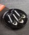 Disposable 5" Clear Plastic Posh Mini Crescent Spoon -Posh Party Supplies