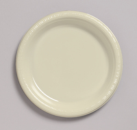 Ivory 6.75" Plastic  Dessert Plates- 240 Plates