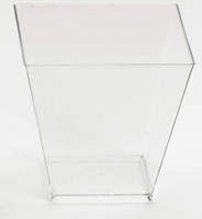 Disposable 2 oz Clear Plastic Square Mini Plastic Notions -Posh Party Supplies