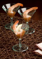 Disposable 2 oz Sea Green Plastic Round Mini Martini Glasses -Posh Party Supplies