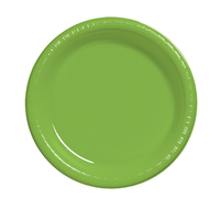 Disposable Fresh Lime 6.75" Plastic Dessert Plates - Posh Party Supplies