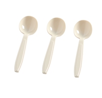 Elegant Bone Extra Heavy Plastic Soup Spoons- 1200 Soup Spoons
