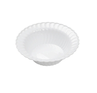White 5 oz. Plastic Dessert Bowl  - Posh Party Supplies