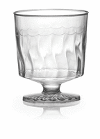 Elegant Plastic 2 oz. Wine Glass - 240 Plastic Wine Glasses
