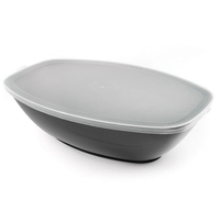 Plastic Clear Luau Bowl PP Flat Lid  - Posh Party Supplies