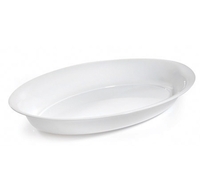 Clear 14" x 21" Oval Plastic Bowl  - Posh Party Supplies