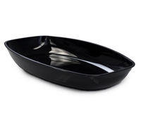 White 1 Qt. Luau Plastic Bowl  - Posh Party Supplies