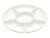 Plastic White 18" 7 Compartment Tray  - Posh Party Supplies