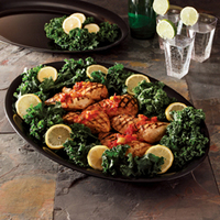 Black 11" x 16" Oval Tray